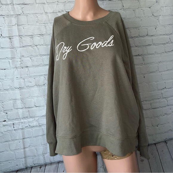 Originality Tops - originality green dry goods sweatshirt size S